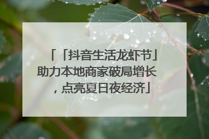 「抖音生活龙虾节」助力本地商家破局增长，点亮夏日夜经济