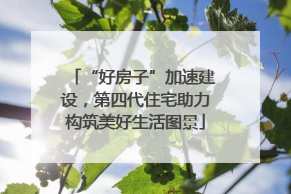 “好房子”加速建设，第四代住宅助力构筑美好生活图景