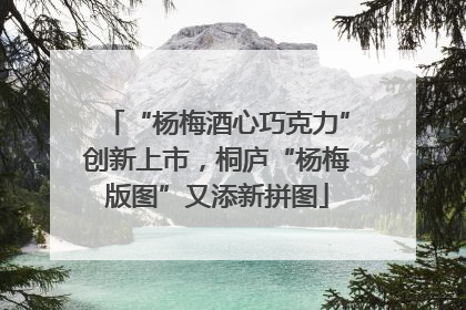 “杨梅酒心巧克力”创新上市，桐庐“杨梅版图”又添新拼图