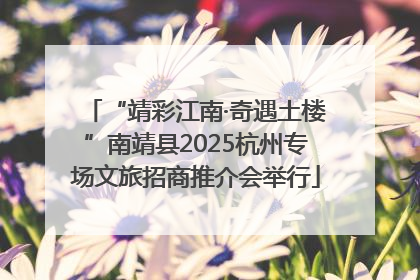 “靖彩江南·奇遇土楼”南靖县2025杭州专场文旅招商推介会举行