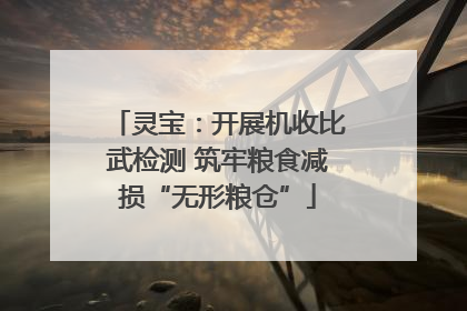 灵宝：开展机收比武检测 筑牢粮食减损“无形粮仓”