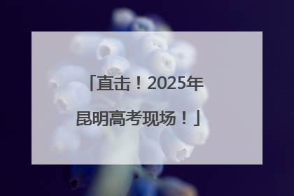 直击！2025年昆明高考现场！