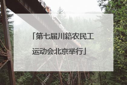 第七届川籍农民工运动会北京举行