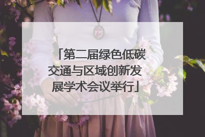 第二届绿色低碳交通与区域创新发展学术会议举行