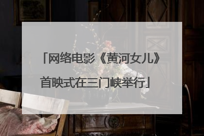 网络电影《黄河女儿》首映式在三门峡举行