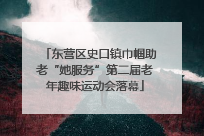 东营区史口镇巾帼助老“她服务”第二届老年趣味运动会落幕