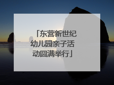 东营新世纪幼儿园亲子活动圆满举行