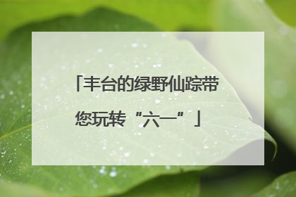 丰台的绿野仙踪带您玩转“六一”