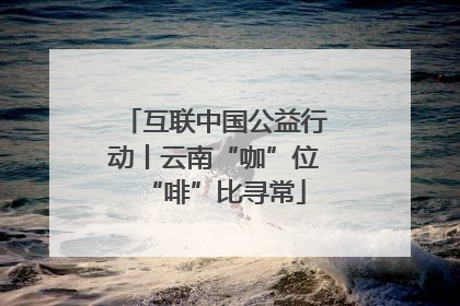互联中国公益行动丨云南“咖”位“啡”比寻常
