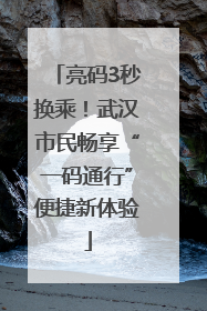 亮码3秒换乘！武汉市民畅享“一码通行”便捷新体验
