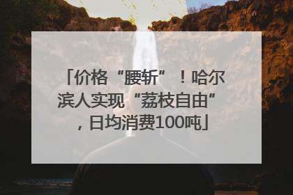 价格“腰斩”！哈尔滨人实现“荔枝自由”，日均消费100吨