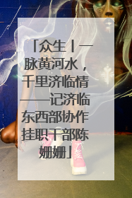 众生丨一脉黄河水，千里济临情——记济临东西部协作挂职干部陈姗姗