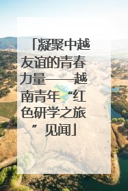 凝聚中越友谊的青春力量——越南青年“红色研学之旅”见闻