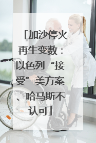 加沙停火再生变数：以色列“接受”美方案、哈马斯不认可