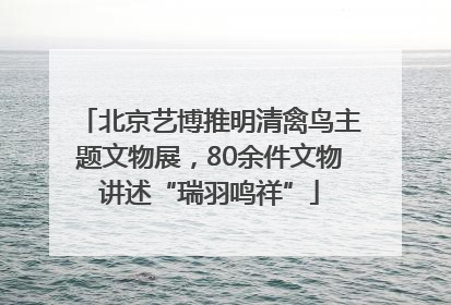 北京艺博推明清禽鸟主题文物展，80余件文物讲述“瑞羽鸣祥”