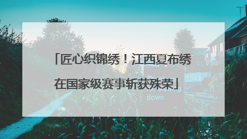 匠心织锦绣！江西夏布绣在国家级赛事斩获殊荣