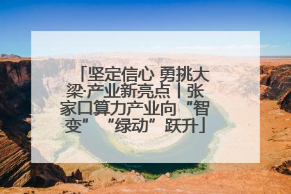坚定信心 勇挑大梁·产业新亮点丨张家口算力产业向“智变”“绿动”跃升