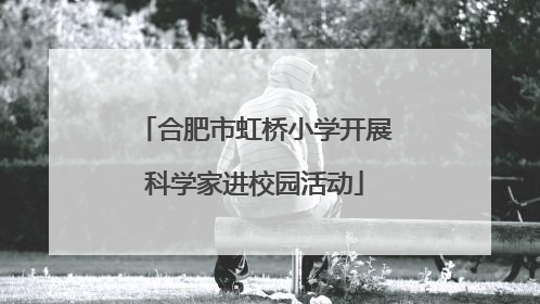合肥市虹桥小学开展科学家进校园活动