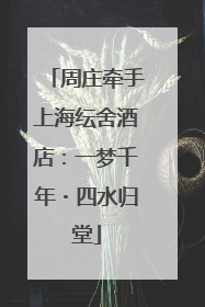 周庄牵手上海纭舍酒店：一梦千年・四水归堂