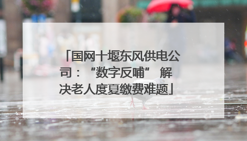 国网十堰东风供电公司：“数字反哺” 解决老人度夏缴费难题