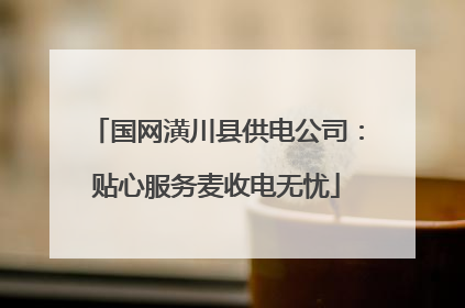 国网潢川县供电公司：贴心服务麦收电无忧
