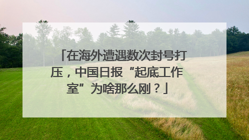 在海外遭遇数次封号打压，中国日报“起底工作室”为啥那么刚？