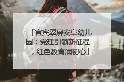 宜宾翠屏安阜幼儿园：党建引领新征程，红色教育润初心