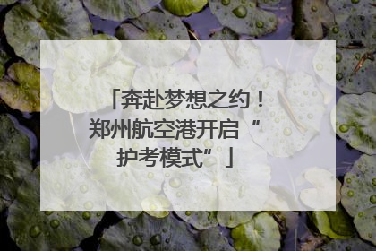 奔赴梦想之约！郑州航空港开启“护考模式”