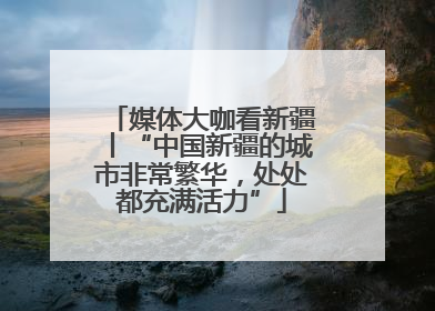 媒体大咖看新疆丨“中国新疆的城市非常繁华，处处都充满活力”