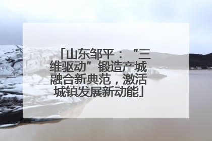 山东邹平：“三维驱动”锻造产城融合新典范，激活城镇发展新动能