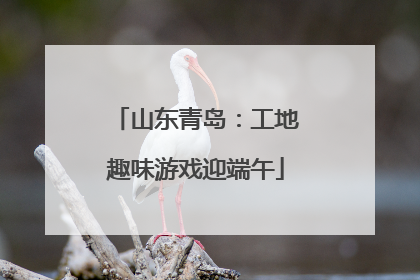 山东青岛：工地趣味游戏迎端午