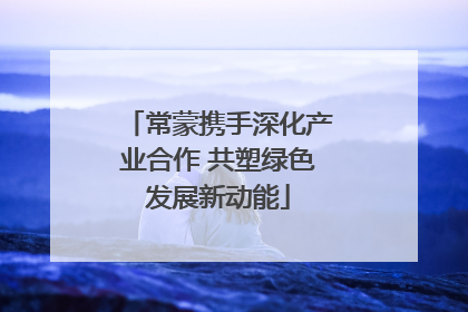 常蒙携手深化产业合作 共塑绿色发展新动能