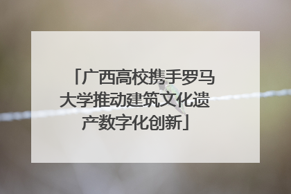 广西高校携手罗马大学推动建筑文化遗产数字化创新