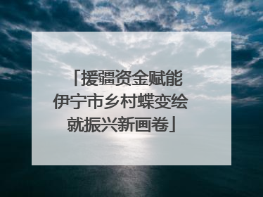 援疆资金赋能 伊宁市乡村蝶变绘就振兴新画卷