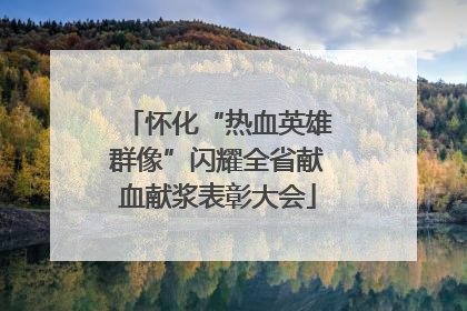 怀化“热血英雄群像”闪耀全省献血献浆表彰大会