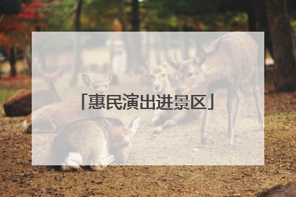惠民演出进景区