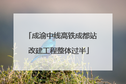 成渝中线高铁成都站改建工程整体过半