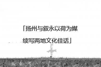 扬州与叙永以荷为媒续写两地文化佳话