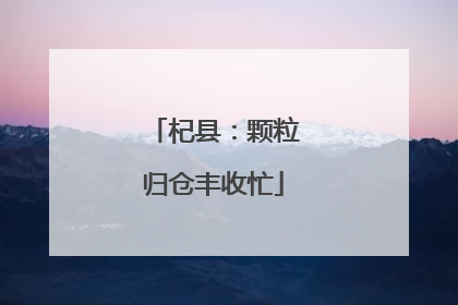 杞县：颗粒归仓丰收忙