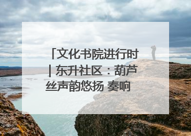 文化书院进行时｜东升社区：葫芦丝声韵悠扬 奏响文化和谐曲