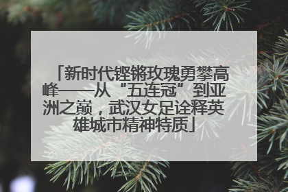 新时代铿锵玫瑰勇攀高峰——从“五连冠”到亚洲之巅，武汉女足诠释英雄城市精神特质