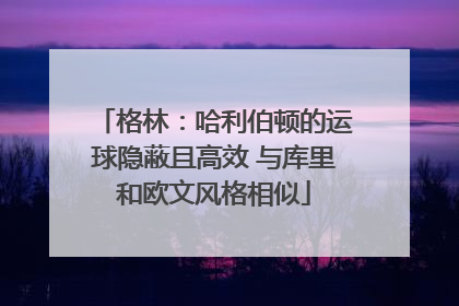 格林：哈利伯顿的运球隐蔽且高效 与库里和欧文风格相似