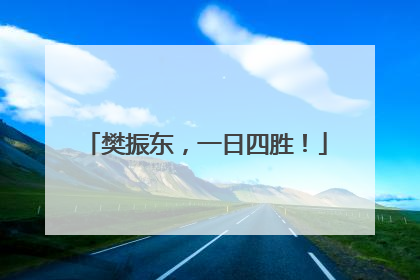 樊振东，一日四胜！