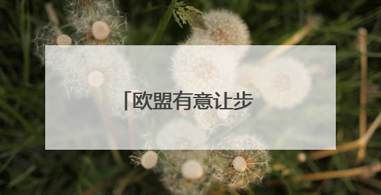 欧盟有意让步 特朗普仍不满意