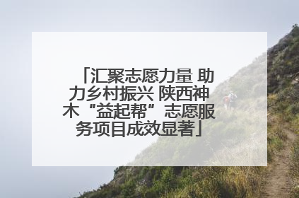 汇聚志愿力量 助力乡村振兴 陕西神木“益起帮”志愿服务项目成效显著