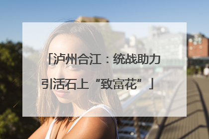 泸州合江：统战助力引活石上“致富花”