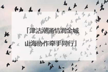 津沽潮涌情润金城 山海协作牵手同行