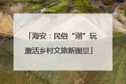海安：民俗“潮”玩激活乡村文旅新图景