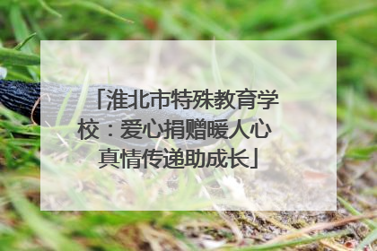 淮北市特殊教育学校：爱心捐赠暖人心 真情传递助成长
