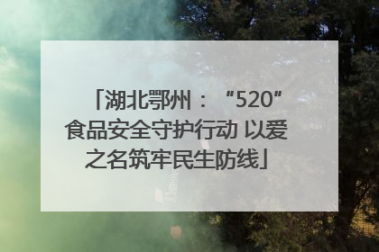 湖北鄂州：“520”食品安全守护行动 以爱之名筑牢民生防线